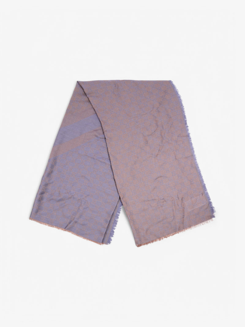  Gucci Shawl Brown / Purple Wool / Silk 140cm x 140cm