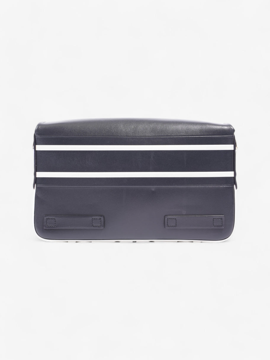 Christian Dior Diorcamp Bag Navy / White Leather Small Image 4