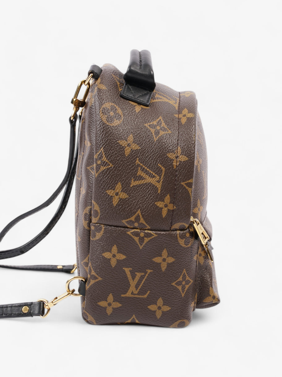 Louis Vuitton Palm Springs Monogram / Black Coated Canvas Mini Image 3