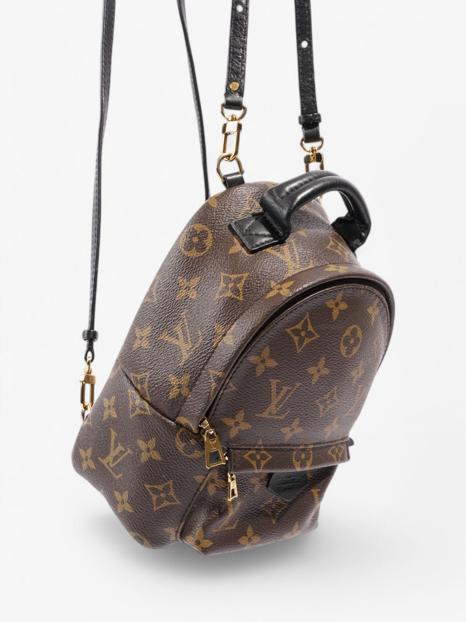 Louis Vuitton Palm Springs Monogram / Black Coated Canvas Mini Image 7