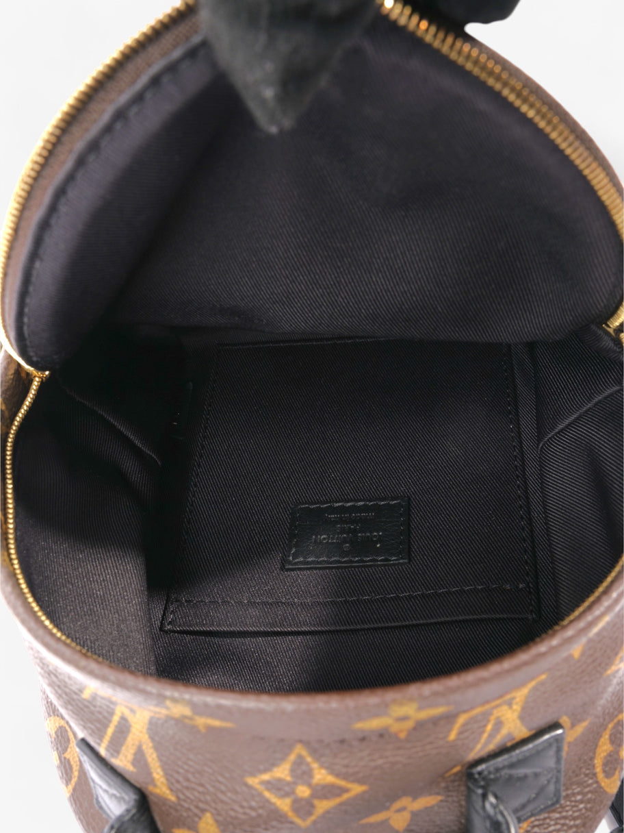 Louis Vuitton Palm Springs Monogram / Black Coated Canvas Mini Image 8
