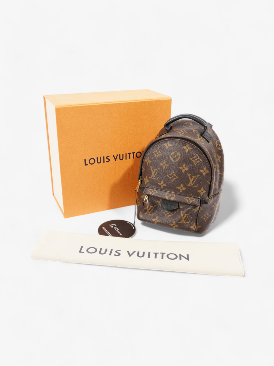Louis Vuitton Palm Springs Monogram / Black Coated Canvas Mini Image 9