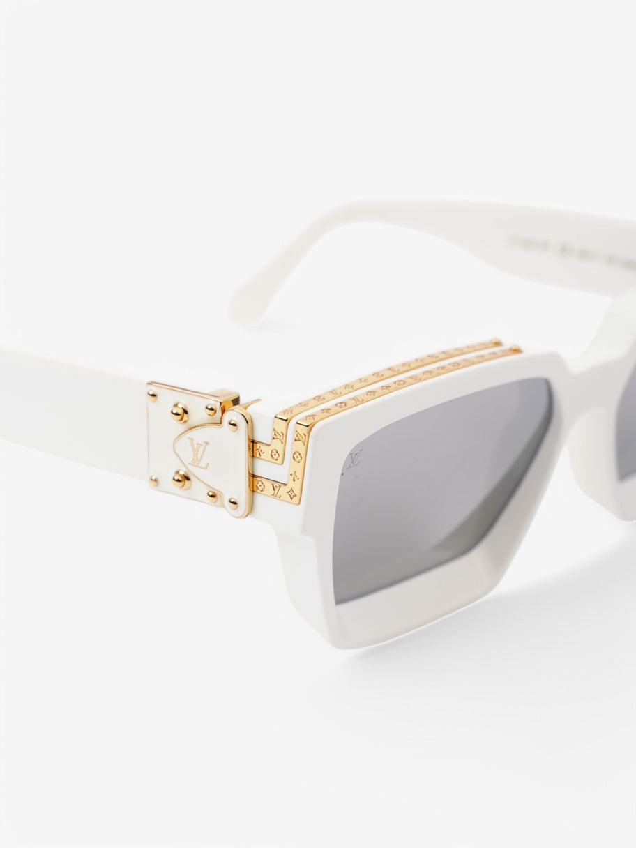 Louis Vuitton 1.1 Millionaires Sunglasses White / Gold Acetate 145mm Image 5