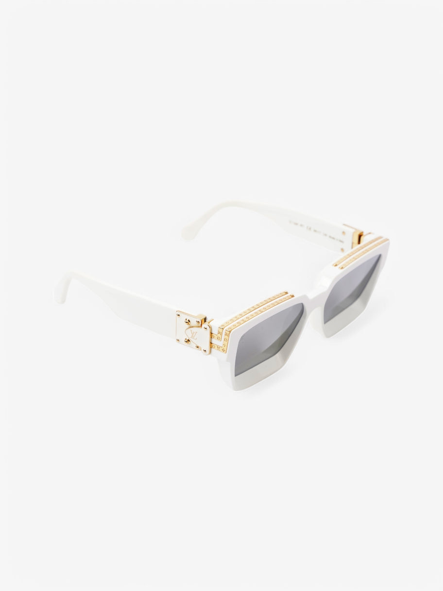 Louis Vuitton 1.1 Millionaires Sunglasses White / Gold Acetate 145mm Image 6