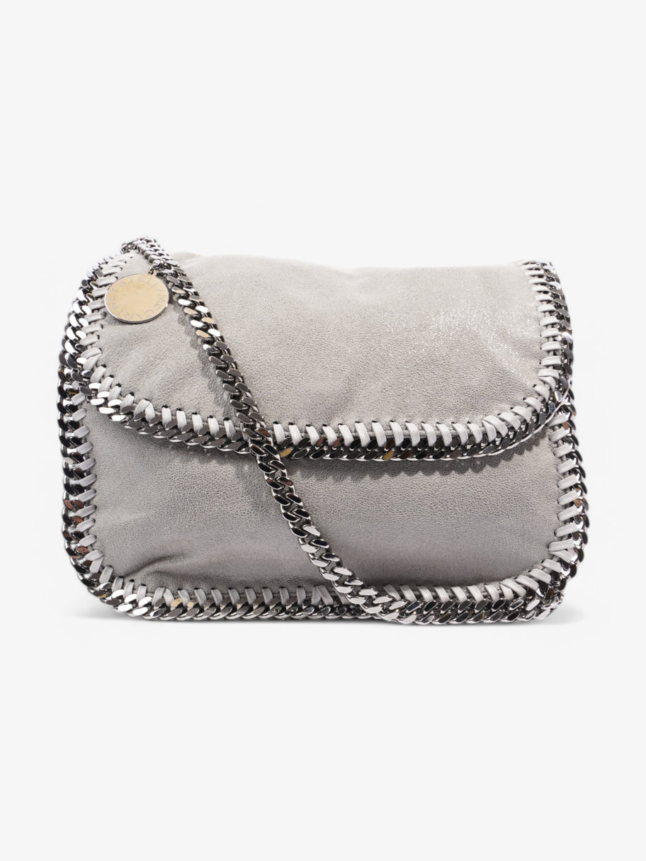 Stella McCartney Falabella Flap Bag Grey Fabric Image 1