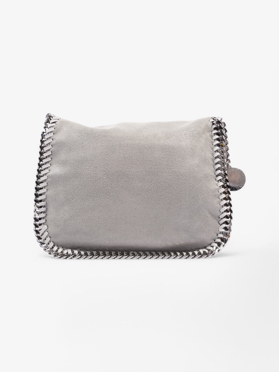 Stella McCartney Falabella Flap Bag Grey Fabric Image 4