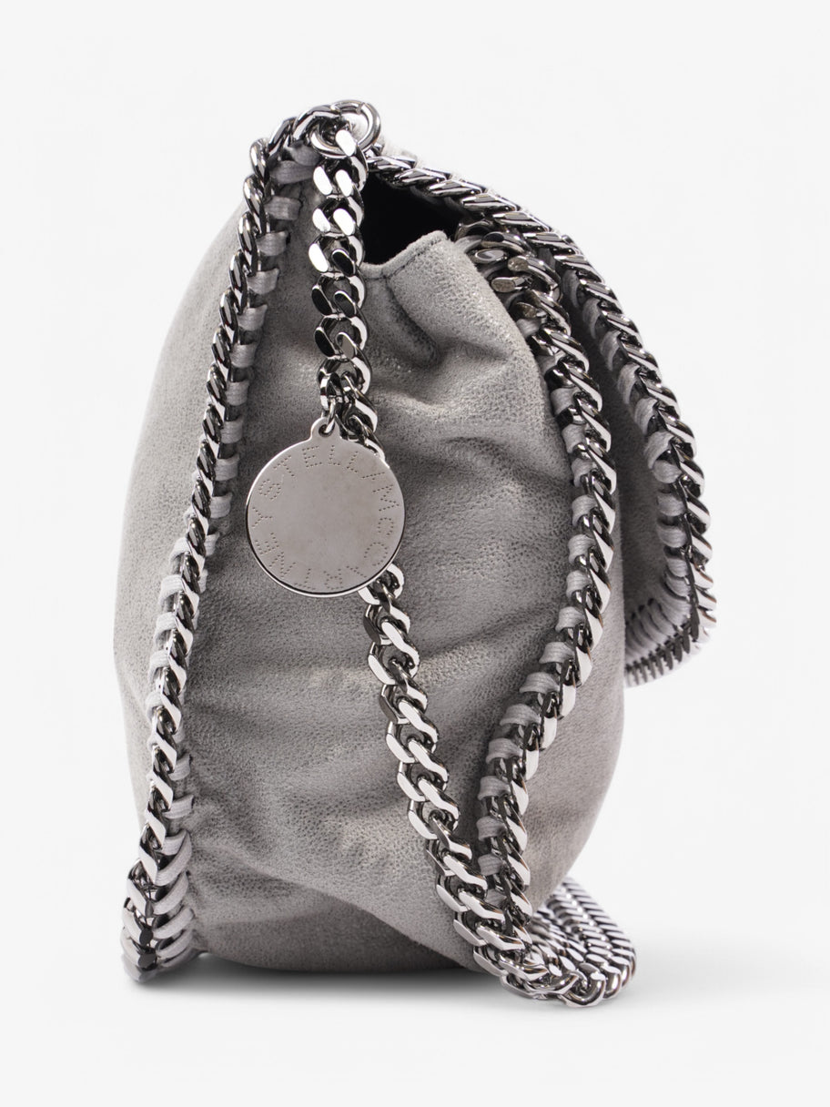 Stella McCartney Falabella Flap Bag Grey Fabric Image 5
