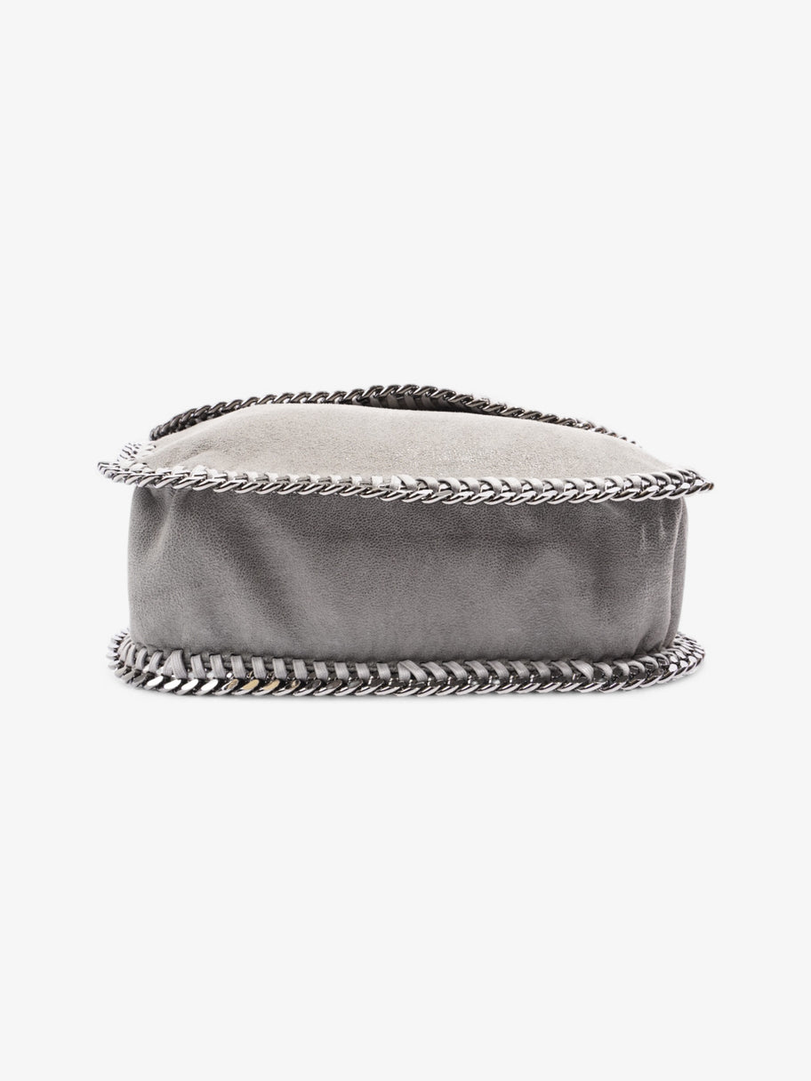 Stella McCartney Falabella Flap Bag Grey Fabric Image 6