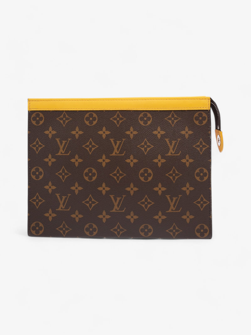  Louis Vuitton Pochette Voyage Monogram / Yellow Coated Canvas MM