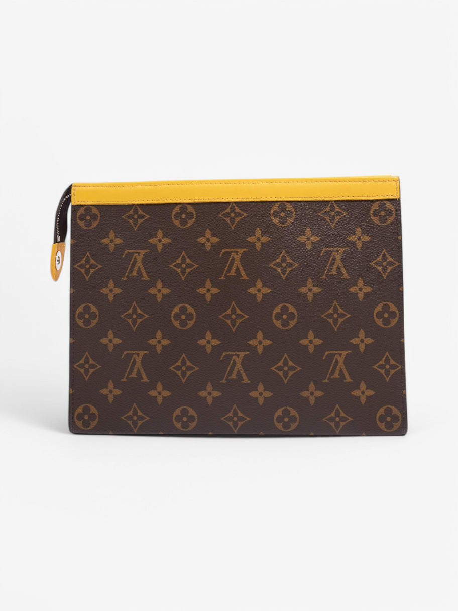 Louis Vuitton Pochette Voyage Monogram / Yellow Coated Canvas MM Image 5