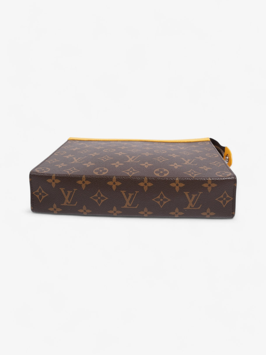 Louis Vuitton Pochette Voyage Monogram / Yellow Coated Canvas MM Image 6