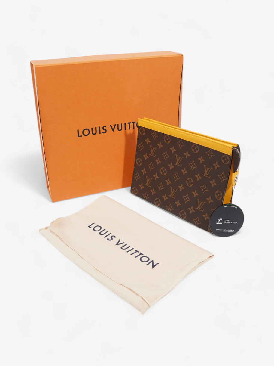 Louis Vuitton Pochette Voyage Monogram / Yellow Coated Canvas MM Image 7