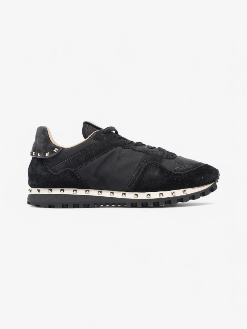  Valentino Rockstud Sneakers Black Suede EU 39 UK 6