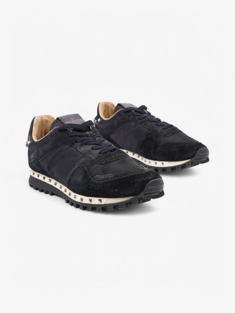 Valentino Rockstud Sneakers Black Suede EU 39 UK 6 Image 2