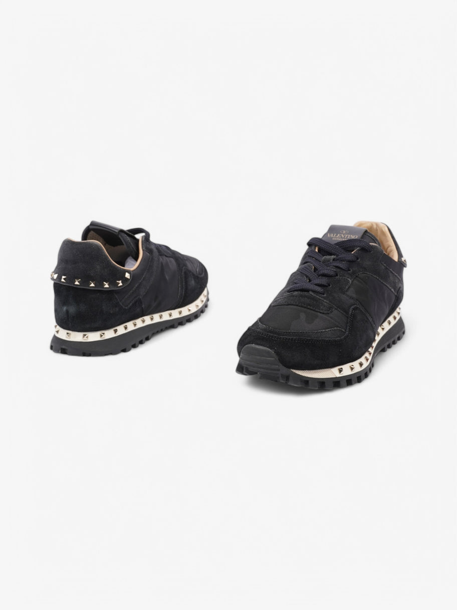 Valentino Rockstud Sneakers Black Suede EU 39 UK 6 Image 9