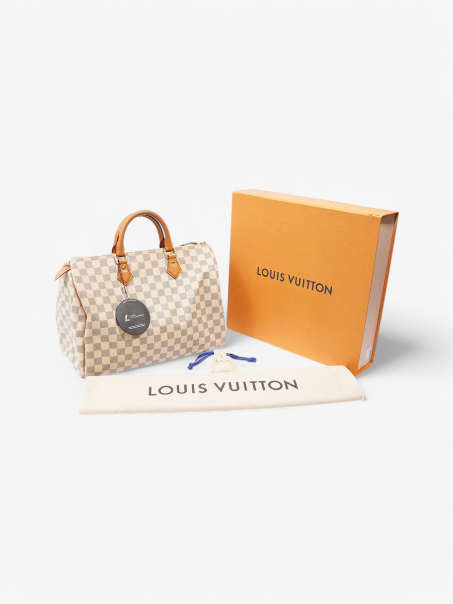 Louis Vuitton Speedy Damier Azur Coated Canvas 35 Image 9