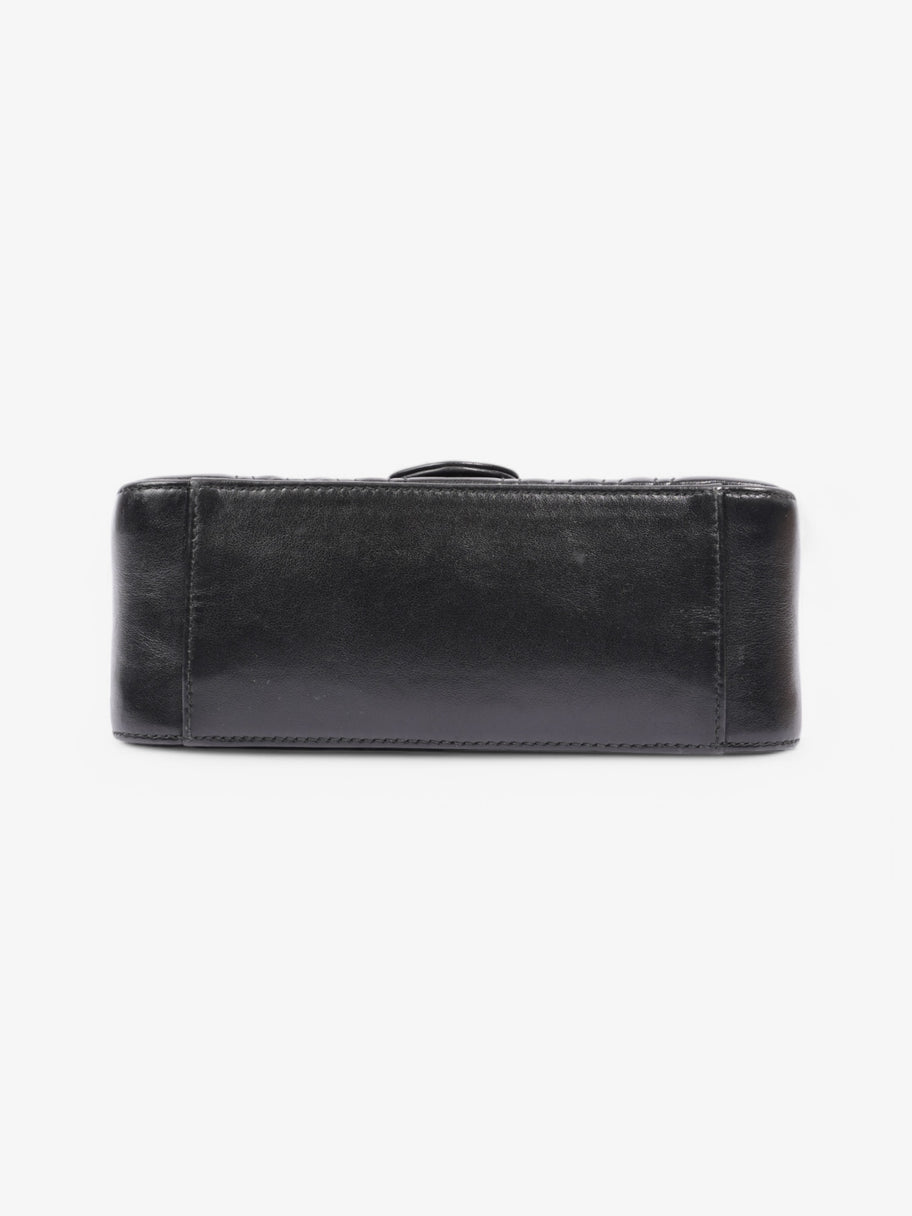 Gucci Marmont Flap Top Handle Black Matelasse Leather Mini Image 6