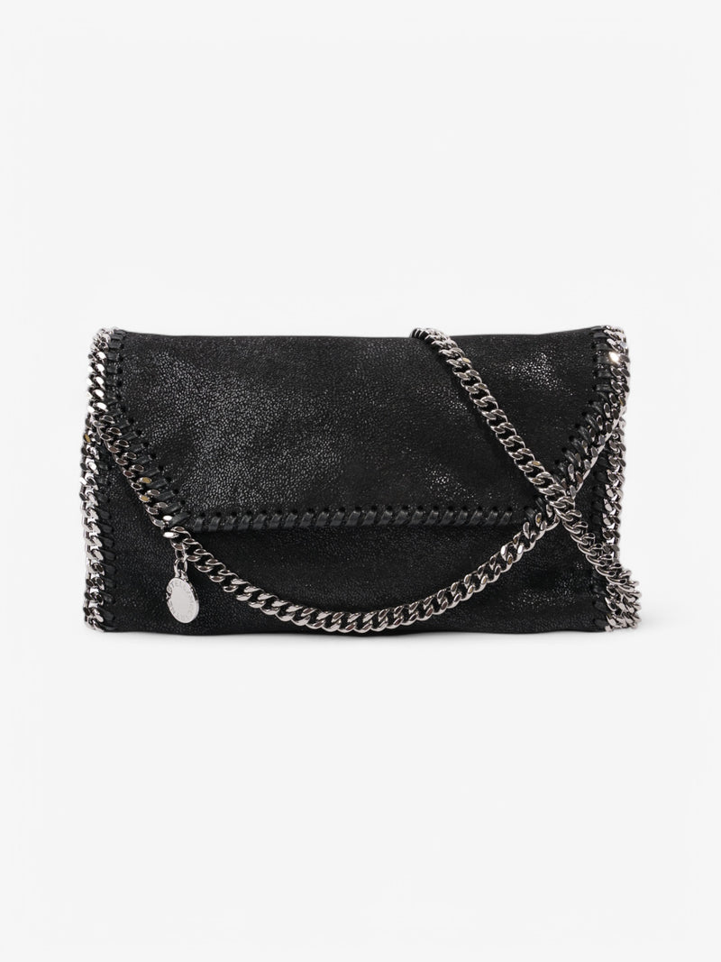  Stella McCartney Falabella Flap Black Faux Suede