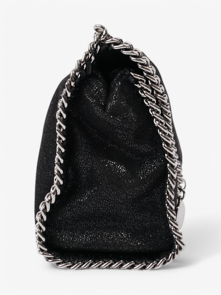Stella McCartney Falabella Flap Black Faux Suede Image 3
