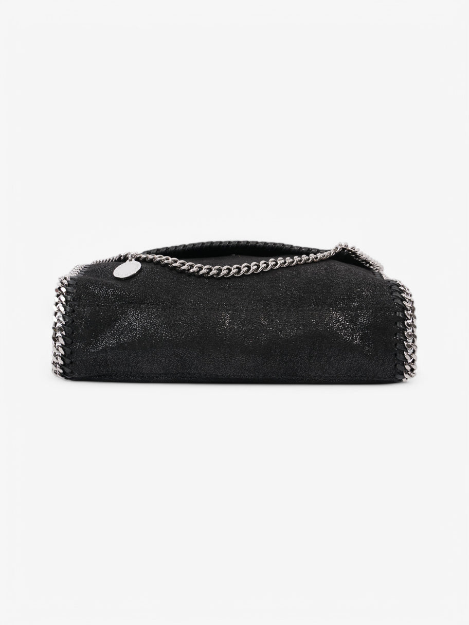 Stella McCartney Falabella Flap Black Faux Suede Image 6