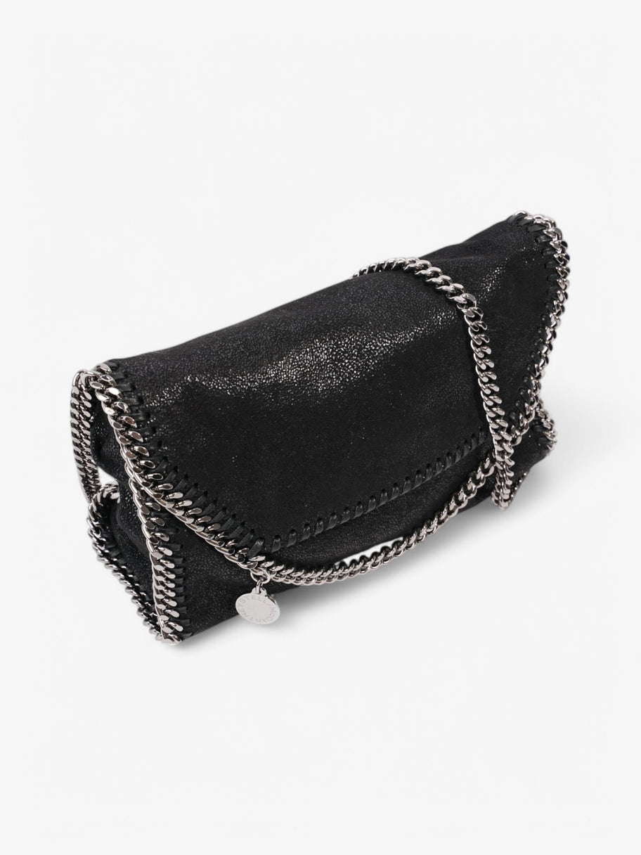 Stella McCartney Falabella Flap Black Faux Suede Image 7