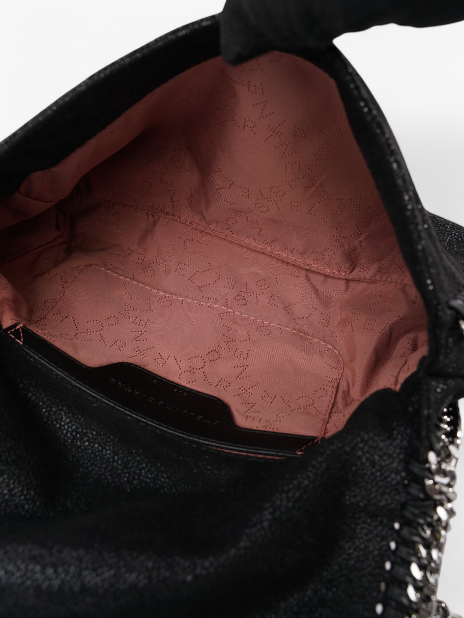 Stella McCartney Falabella Flap Black Faux Suede Image 9
