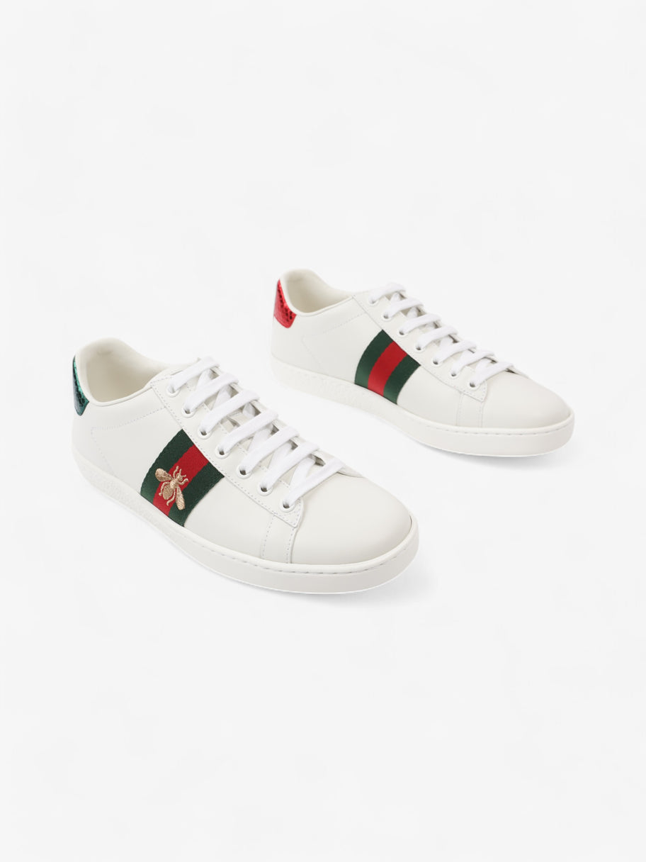 Gucci New Ace Bee Sneakers White  / Green / Red Leather EU 38 UK 5 Image 2