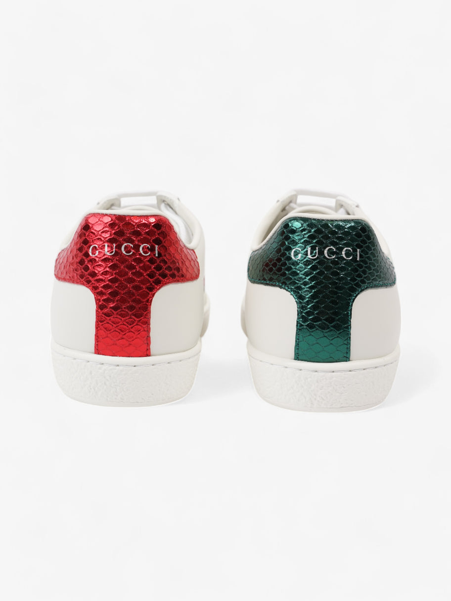 Gucci New Ace Bee Sneakers White  / Green / Red Leather EU 38 UK 5 Image 6