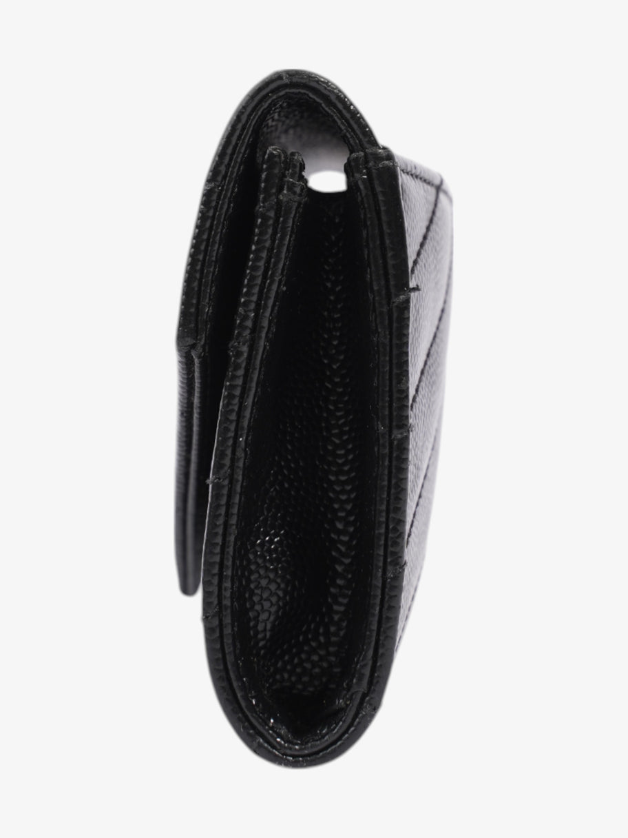 Saint Laurent Cassandra Wallet Black Leather Image 3