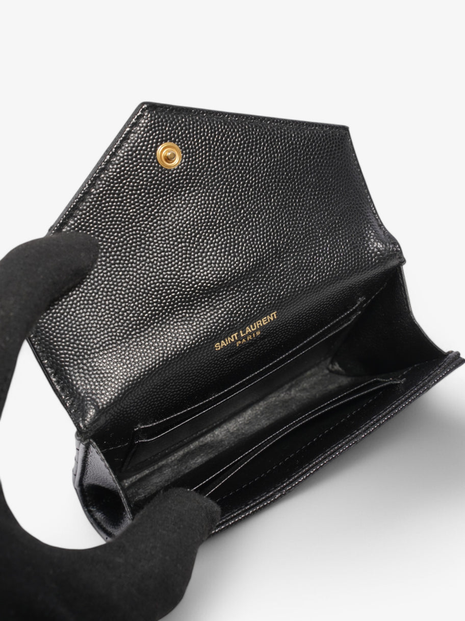 Saint Laurent Cassandra Wallet Black Leather Image 6