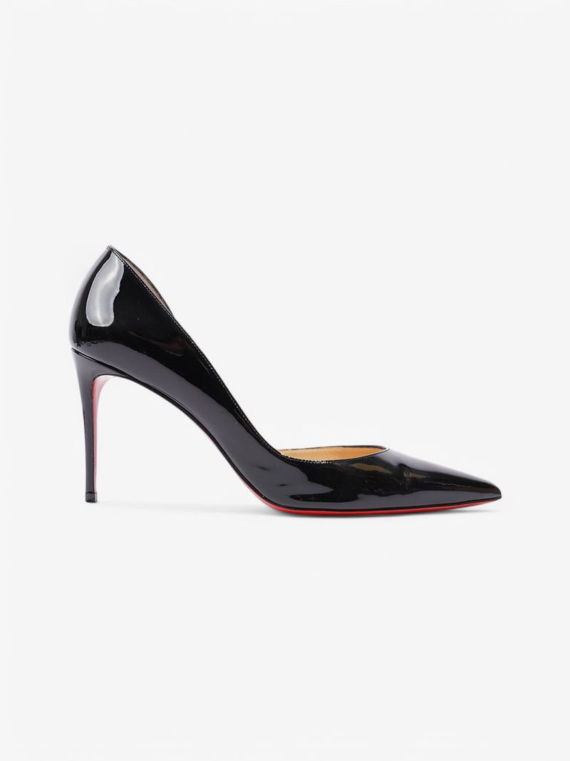  Christian Louboutin Iriza 85 Black Patent Leather EU 41 UK 8