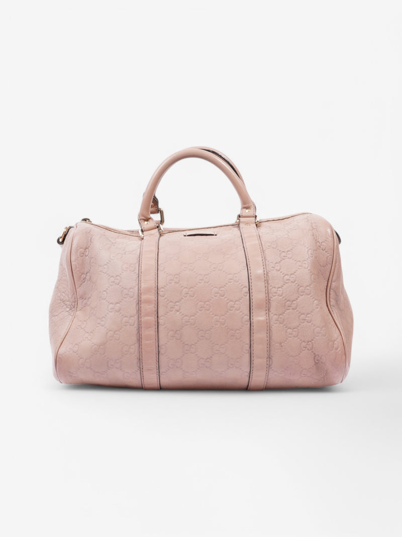  Gucci Boston Pink Embossed Leather