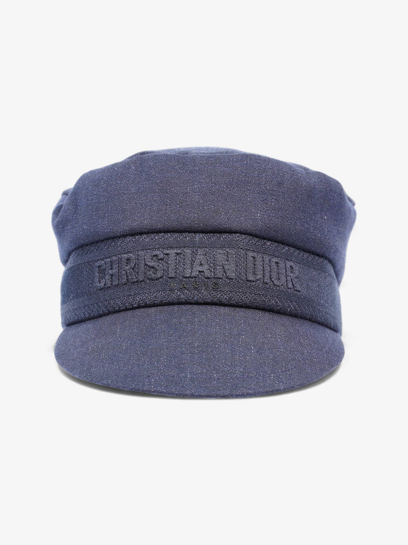  Christian Dior DiorTravel Cap  Navy Blue Cotton 58