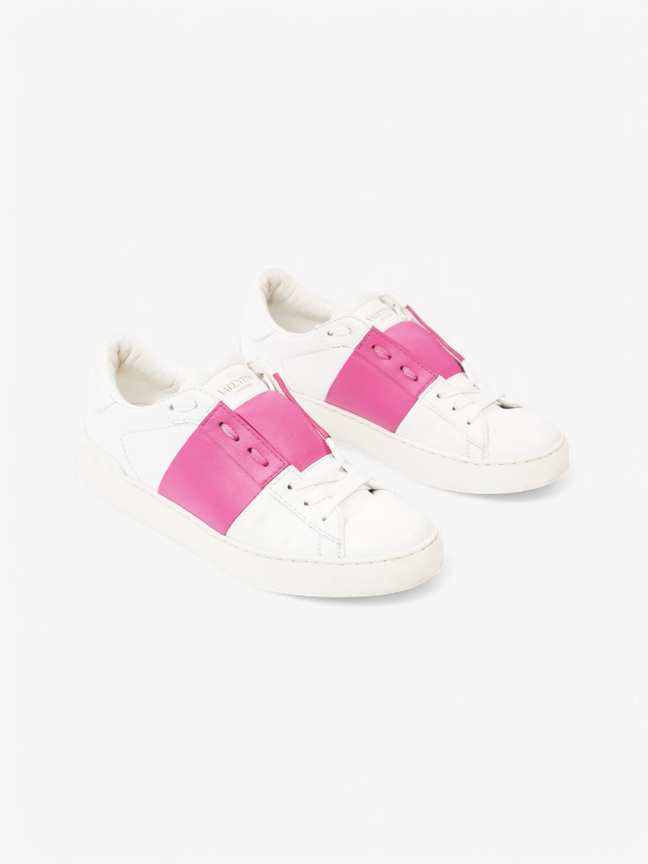 Valentino Open sneaker White / Pink Leather EU 38 UK 5 Image 2