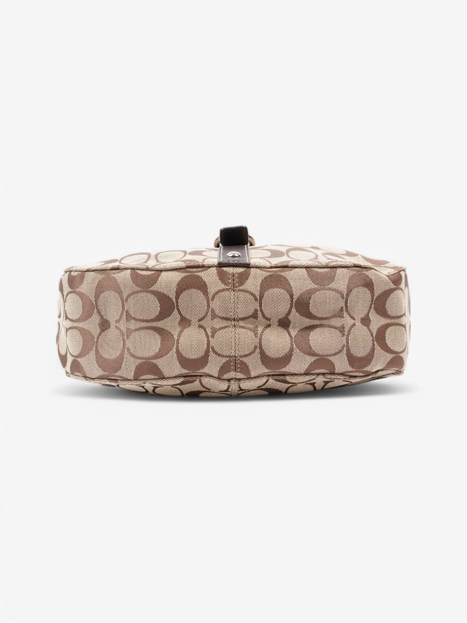 Coach Hobo Beige  / Brown Canvas Image 6