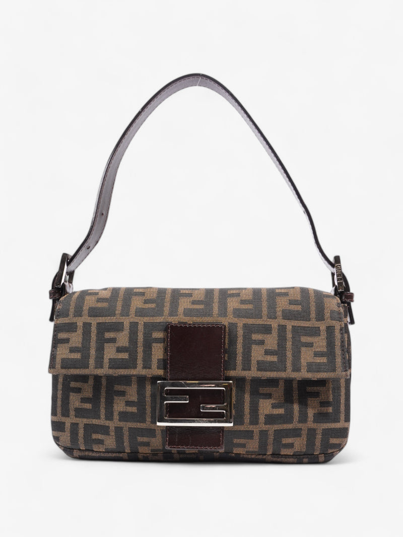  Fendi Zucca Baguette Tobacco / Dark Brown Cotton