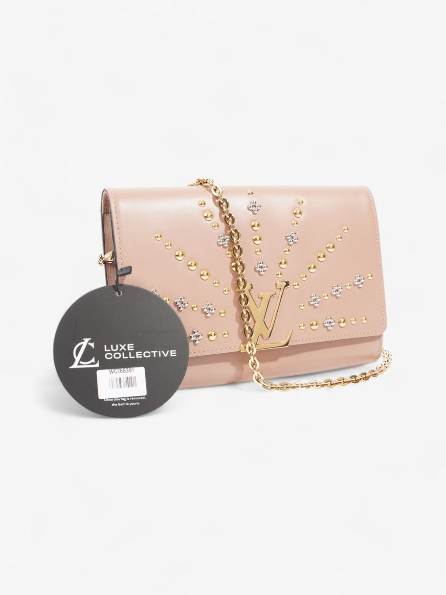 Louis Vuitton Studded Louise Chain Nude / Mixed Metal Calfskin Leather GM Image 10