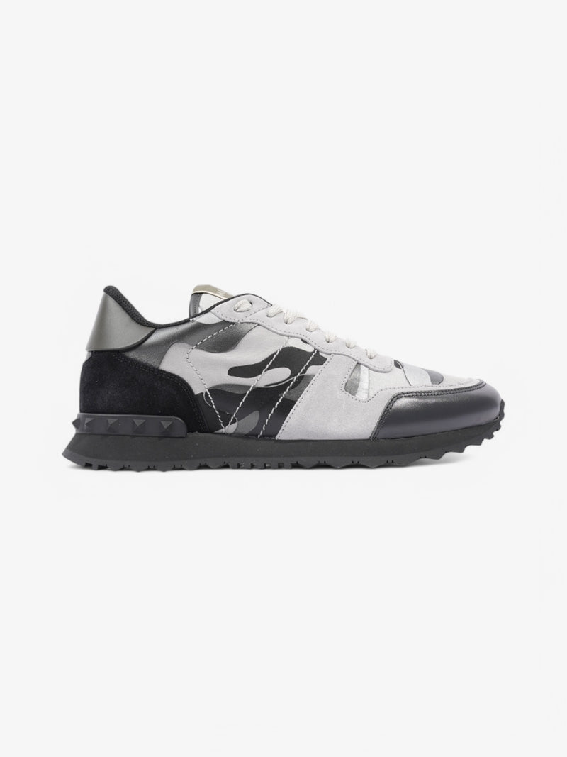  Valentino Rockrunner Black Camo Suede EU 41 UK 7