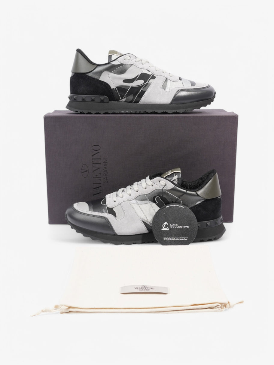 Valentino Rockrunner Black Camo Suede EU 41 UK 7 Image 10