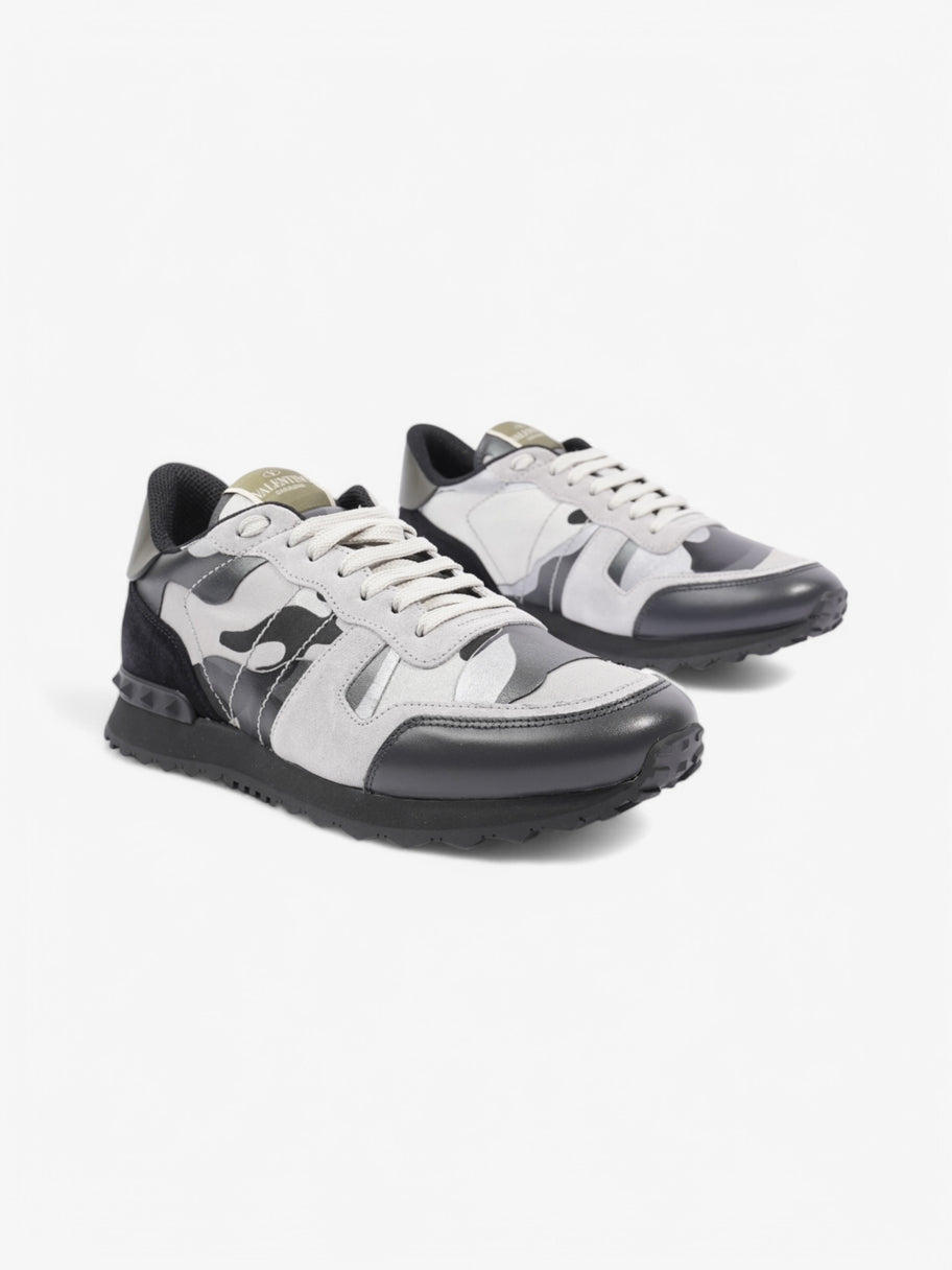 Valentino Rockrunner Black Camo Suede EU 41 UK 7 Image 2
