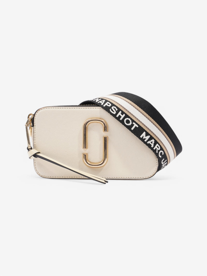  Marc Jacobs Snapshot Bag Cream / Black Leather