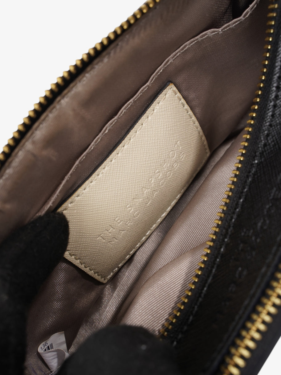 Marc Jacobs Snapshot Bag Cream / Black Leather Image 8