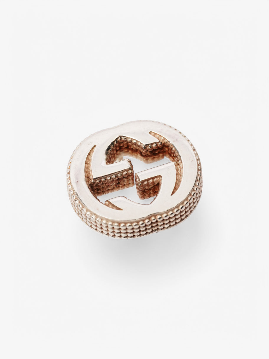 Gucci Interlocking GG Stud Earrings Silver Silver Sterling One size Image 2