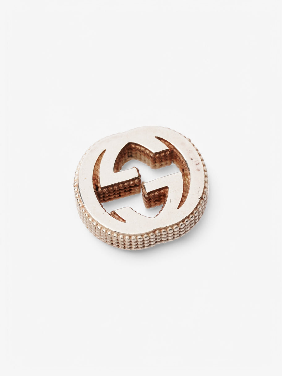 Gucci Interlocking GG Stud Earrings Silver Silver Sterling One size Image 3