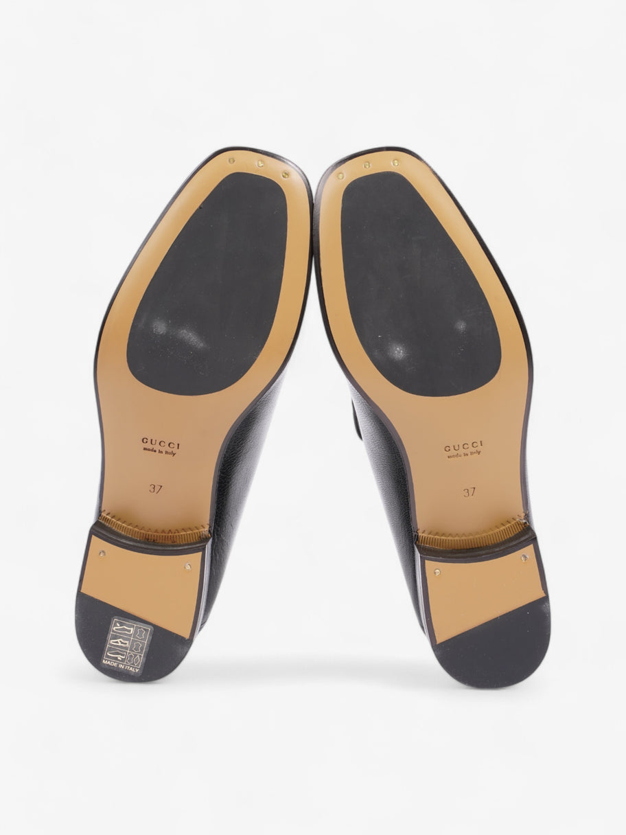 Gucci Horsebit Loafers Black Leather EU 37 UK 4 Image 7