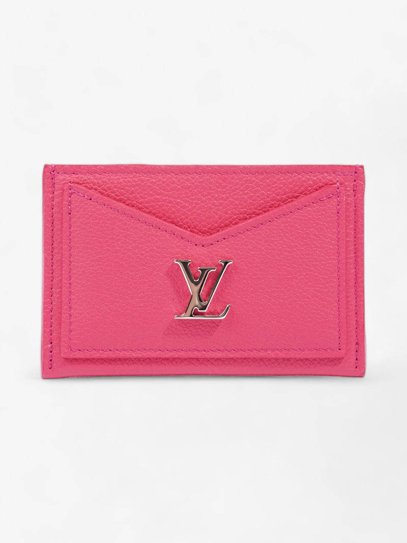  Louis Vuitton Lockme Card Holder Pink Leather