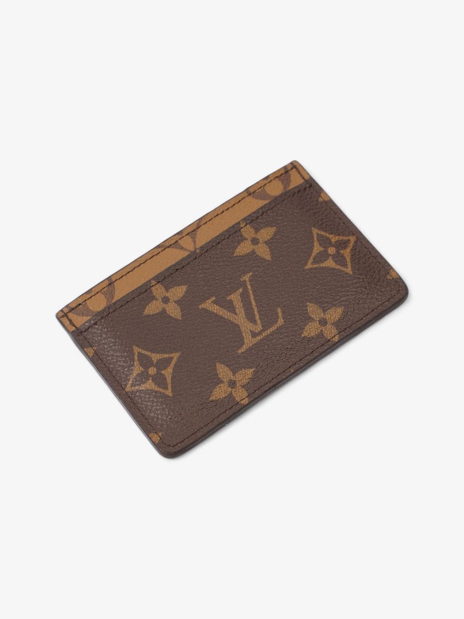 Louis Vuitton Card Holder Monogram Reverse / Monogram Coated Canvas Image 3