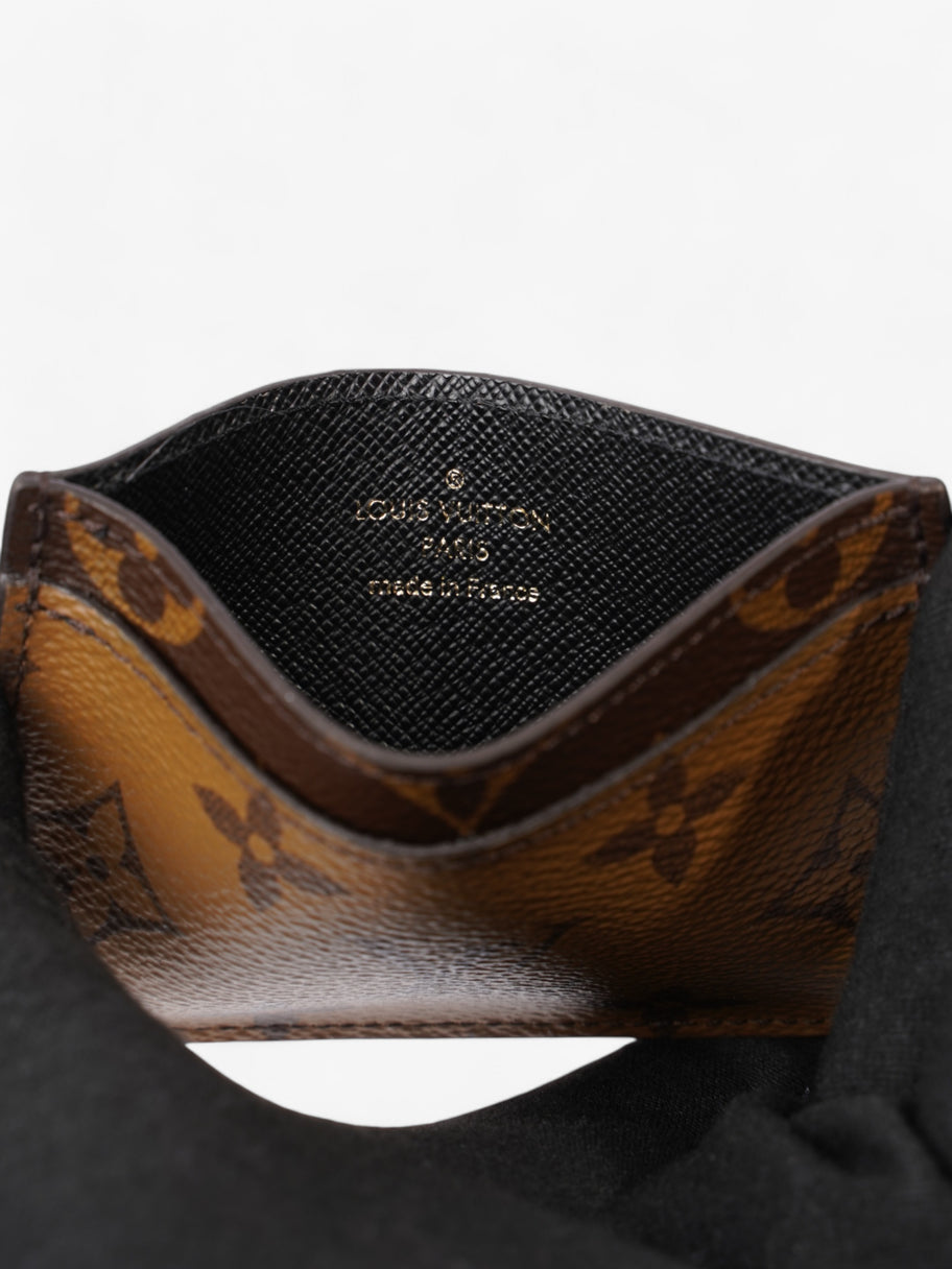 Louis Vuitton Card Holder Monogram Reverse / Monogram Coated Canvas Image 4