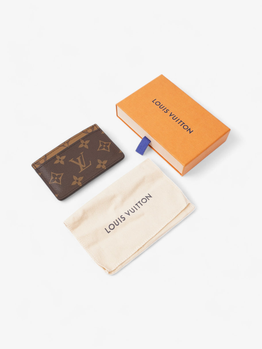Louis Vuitton Card Holder Monogram Reverse / Monogram Coated Canvas Image 6