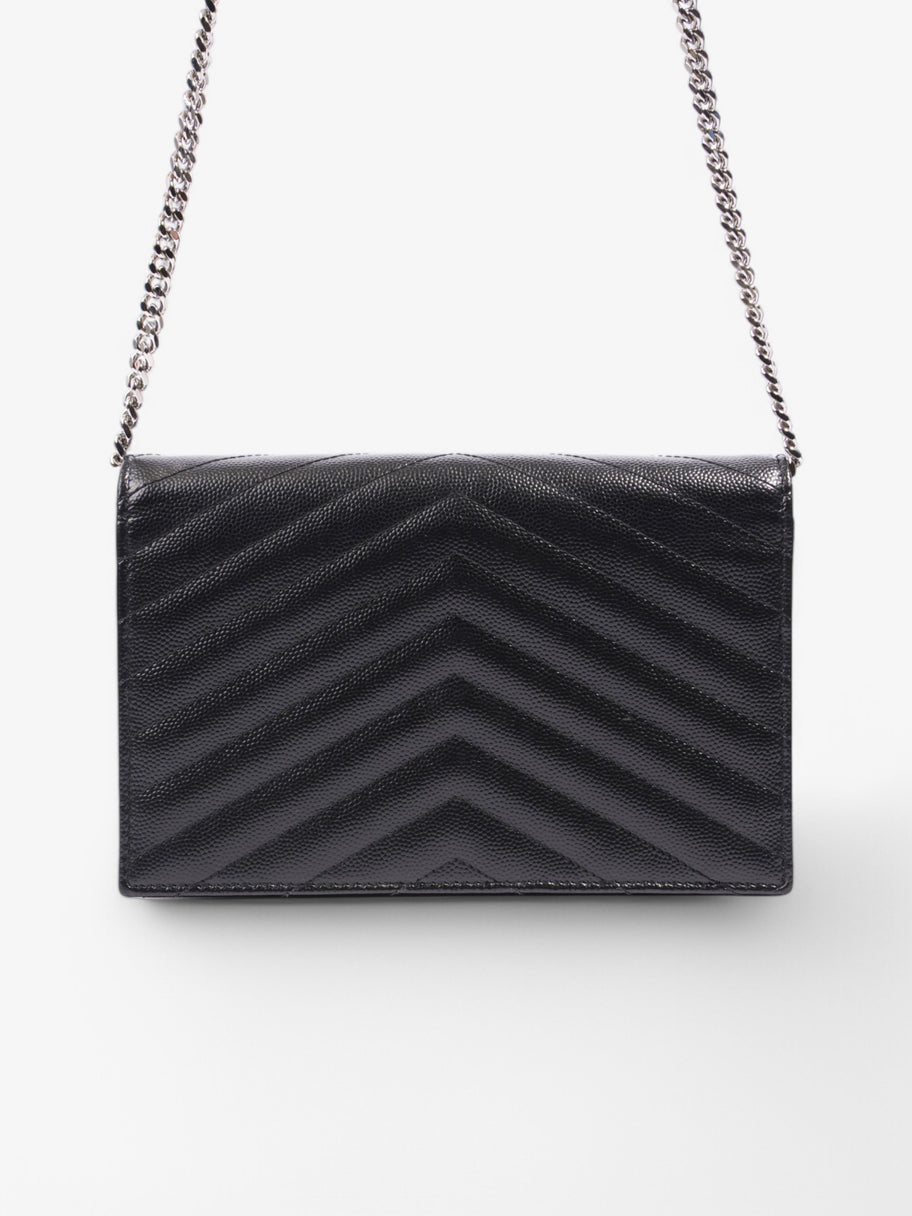 Saint Laurent Envelope Chain Wallet Black Leather Image 4